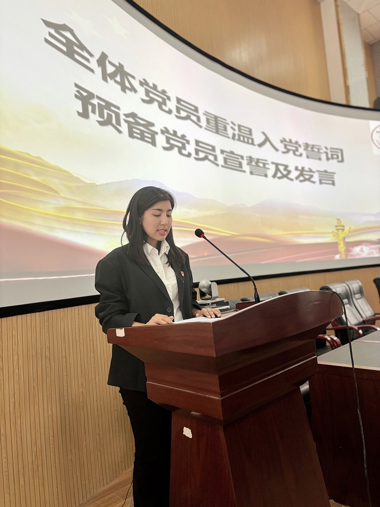 预备党员发言